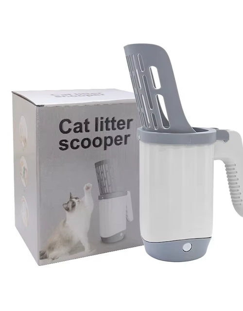 Load image into Gallery viewer, Cat Litter Shovel Scoop with Refill Bag for Pet Filter Clean Toilet Garbage Picker Cat Supplies Cat Litter Box Self Cleaning
