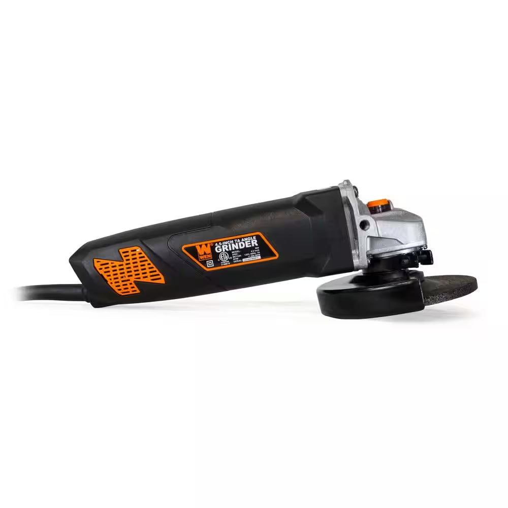 7 Amp Corded 4-1/2 In. Angle Grinder